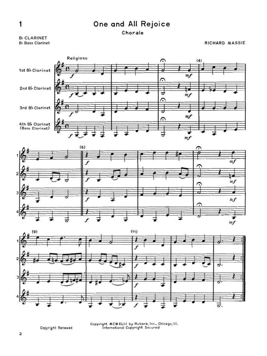 Ensemble Time - B Flat Clarinets (Bass Clarinet) for Instrumental Trio or Quartet Playing 低音單簧管 三重奏四重奏 豎笛 | 小雅音樂 Hsiaoya Music