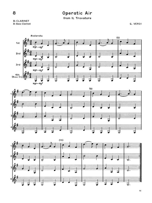 Ensemble Time - B Flat Clarinets (Bass Clarinet) for Instrumental Trio or Quartet Playing 低音單簧管 三重奏四重奏 豎笛 | 小雅音樂 Hsiaoya Music