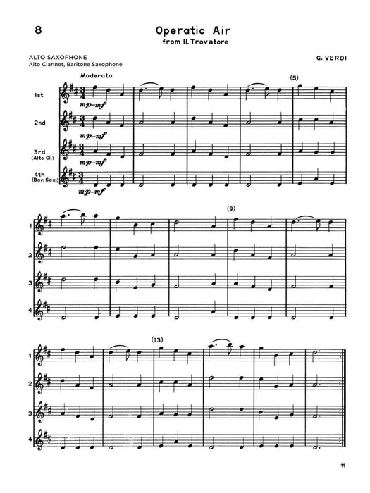 Ensemble Time - Alto Saxophone (Baritone Saxophone) for Instrumental Trio or Quartet Playing 中音薩氏管薩氏管 三重奏四重奏 | 小雅音樂 Hsiaoya Music