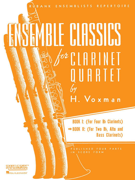 Ensemble Classics for Clarinet Quartet - Book 2 for Two Bb Clarinets, Alto and Bass Clarinets 四重奏 中音 低音單簧管 豎笛 | 小雅音樂 Hsiaoya Music