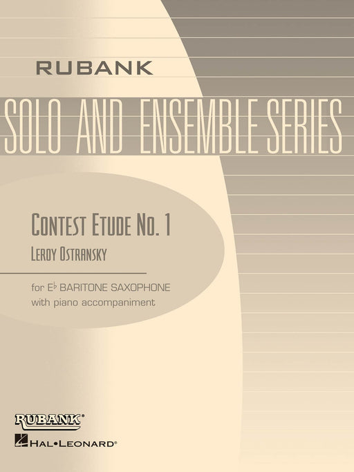 Contest Etude No. 1 Baritone Sax Solo with Piano - Grade 3 練習曲 上低音薩氏管 鋼琴 | 小雅音樂 Hsiaoya Music