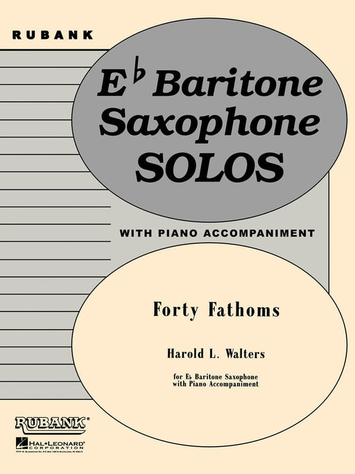 Forty Fathoms Baritone Sax Solo with Piano - Grade 2 上低音薩氏管 鋼琴 | 小雅音樂 Hsiaoya Music