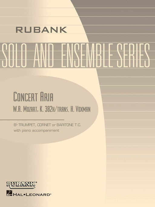 Concert Aria (K. 382h) Bb Trumpet/Cornet Solo with Piano - Grade 3.5 莫札特 音樂會詠唱調 鋼琴 詠嘆調 小號 | 小雅音樂 Hsiaoya Music