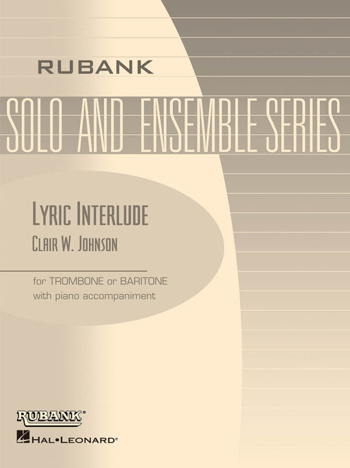 Lyric Interlude Trombone/Baritone (B.C. or T.C.) with Piano - Grade 3 間奏 鋼琴 長號 | 小雅音樂 Hsiaoya Music