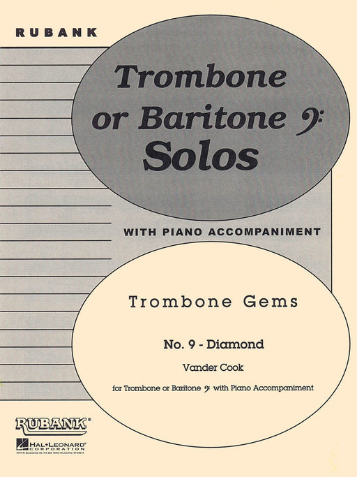Diamond (Trombone Gems No. 9) Trombone (Baritone B.C.) Solo with Piano - Grade 3 鋼琴 長號 | 小雅音樂 Hsiaoya Music