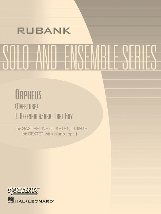 Orpheus Overture Flexible Saxophone Ensemble w/opt. Piano Accomp. 歐芬巴赫 序曲 鋼琴 薩氏管重奏 | 小雅音樂 Hsiaoya Music