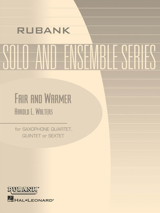 Fair and Warmer Flexible Saxophone Ensemble - Grade 2 薩氏管重奏 | 小雅音樂 Hsiaoya Music