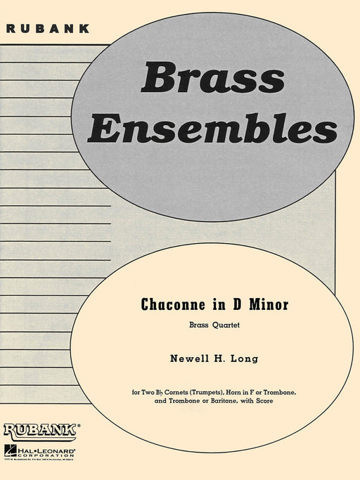 Chaconne in D Minor Brass Quartet - Grade 4 四重奏 夏康舞曲 銅管四重奏 | 小雅音樂 Hsiaoya Music