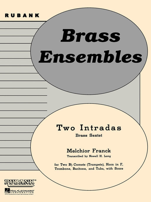 Two Intradas Brass Sextet or Choir - Grade 2 六重奏合唱團 大型室內樂 | 小雅音樂 Hsiaoya Music