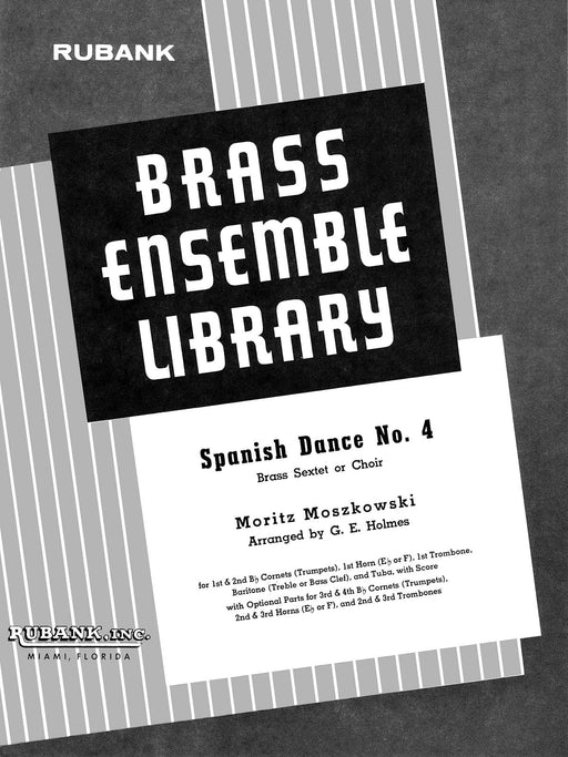 Spanish Dance No. 4 Brass Sextet/Choir - Grade 4 莫什科夫斯基 舞曲 銅管樂器 大型室內樂 | 小雅音樂 Hsiaoya Music