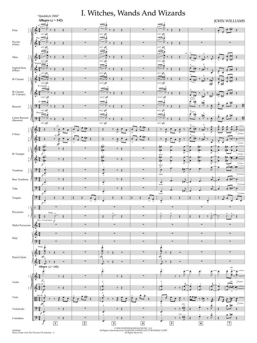 Harry Potter and the Prisoner of Azkaban Suite for Orchestra Score and Parts 囚犯 組曲 管弦樂團 | 小雅音樂 Hsiaoya Music