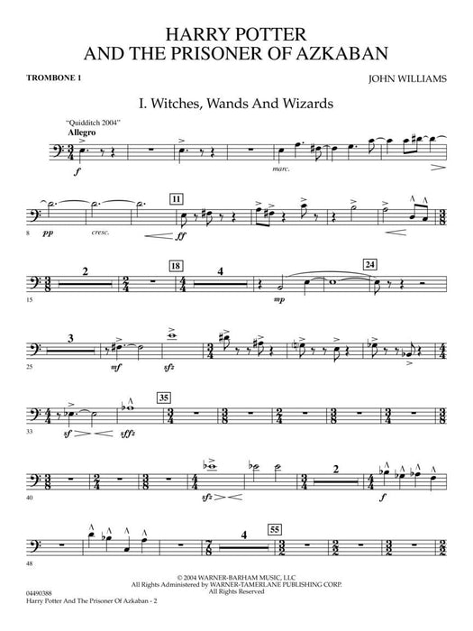 Harry Potter and the Prisoner of Azkaban Suite for Orchestra Score and Parts 囚犯 組曲 管弦樂團 | 小雅音樂 Hsiaoya Music