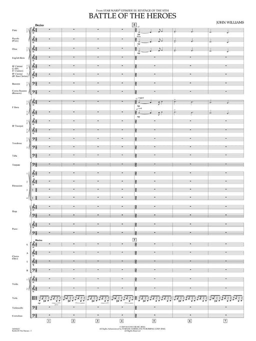 Battle of the Heroes (from Star Wars Episode III: Revenge of the Sith) Score and Parts | 小雅音樂 Hsiaoya Music