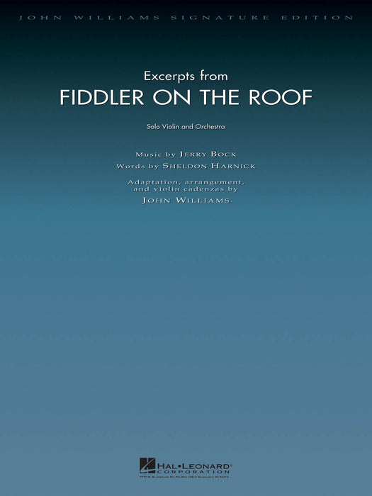 Excerpts from Fiddler on the Roof Violin and Orchestra Score and Parts 小提琴 管弦樂團 | 小雅音樂 Hsiaoya Music