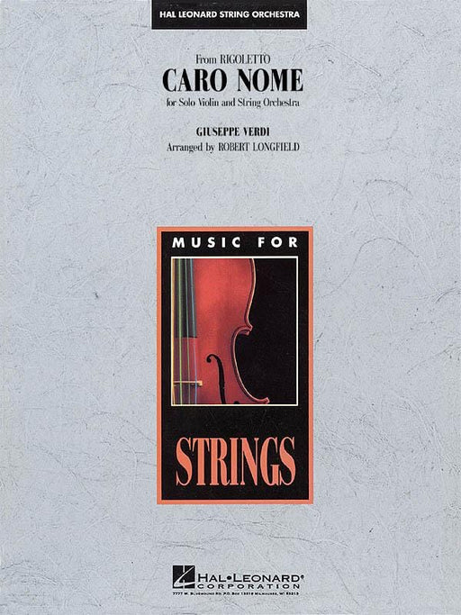 Caro Nome (from Rigoletto) Solo Violin and String Orchestra 威爾第,朱塞佩 弄臣獨奏 小提琴 弦樂團 | 小雅音樂 Hsiaoya Music