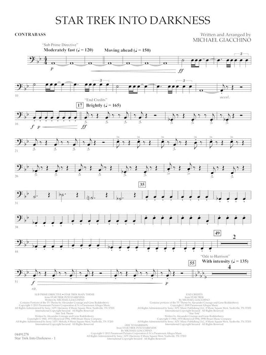 Star Trek Into Darkness Score and Parts | 小雅音樂 Hsiaoya Music