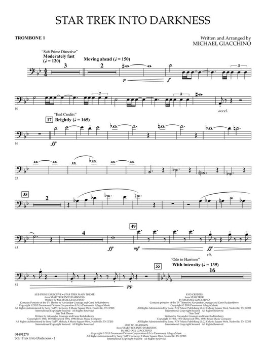 Star Trek Into Darkness Score and Parts | 小雅音樂 Hsiaoya Music