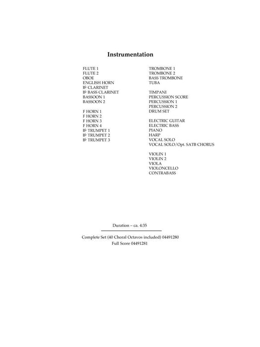 Skyfall with Vocal Solo and opt. SATB Chorus Score and Parts 獨奏 合唱 | 小雅音樂 Hsiaoya Music