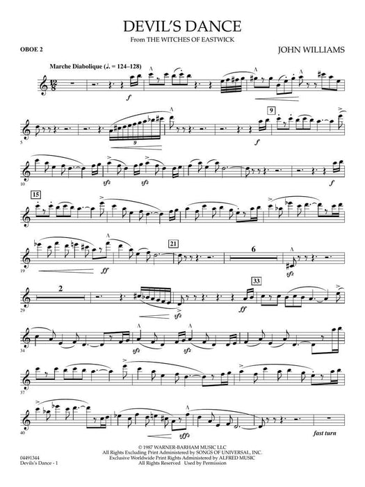 Devil's Dance (from The Witches of Eastwick) Score and Parts 舞曲 | 小雅音樂 Hsiaoya Music