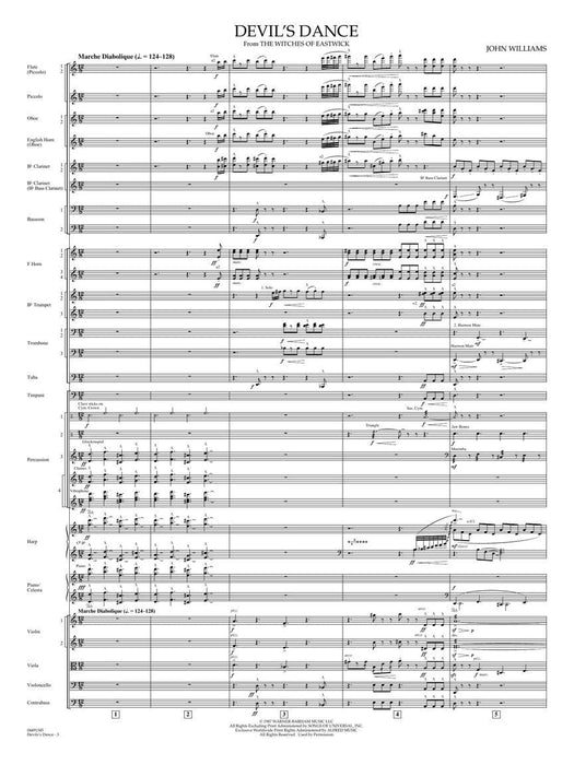 Devil's Dance (from The Witches of Eastwick) Score and Parts 舞曲 | 小雅音樂 Hsiaoya Music