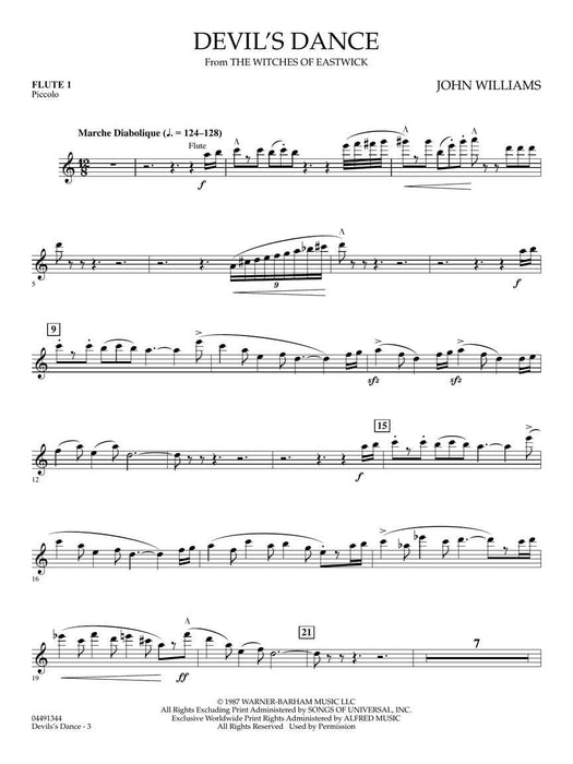 Devil's Dance (from The Witches of Eastwick) Score and Parts 舞曲 | 小雅音樂 Hsiaoya Music