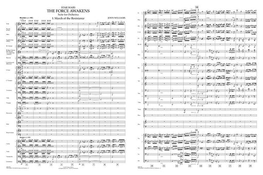 Star Wars: The Force Awakens (Suite for Orchestra) Score and Parts 組曲 管弦樂團 | 小雅音樂 Hsiaoya Music