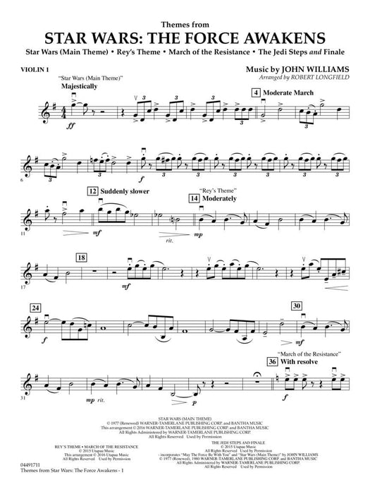 Themes from Star Wars: The Force Awakens | 小雅音樂 Hsiaoya Music