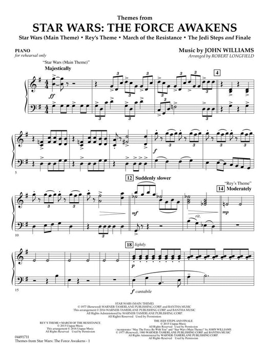 Themes from Star Wars: The Force Awakens | 小雅音樂 Hsiaoya Music