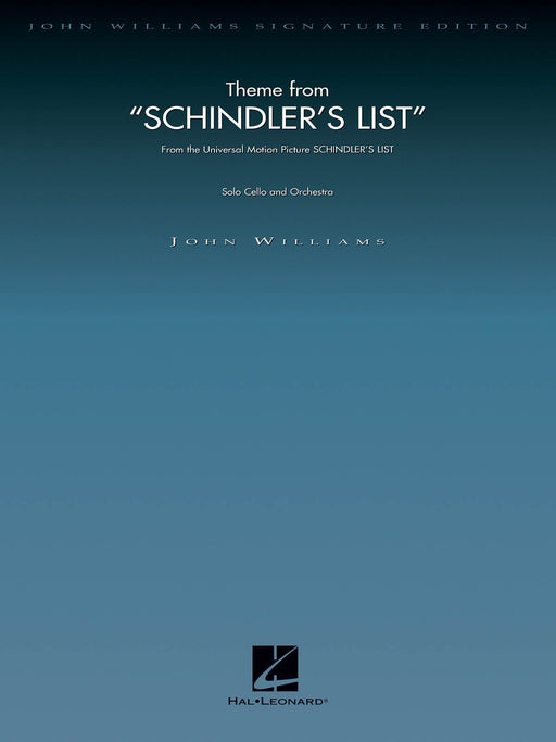 Theme from Schindler's List (Cello and Orchestra) Score and Parts 主題 大提琴 管弦樂團 | 小雅音樂 Hsiaoya Music