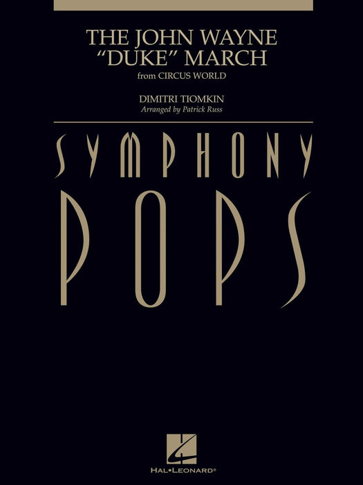 The John Wayne Duke March from Circus World Score and Parts 進行曲 | 小雅音樂 Hsiaoya Music