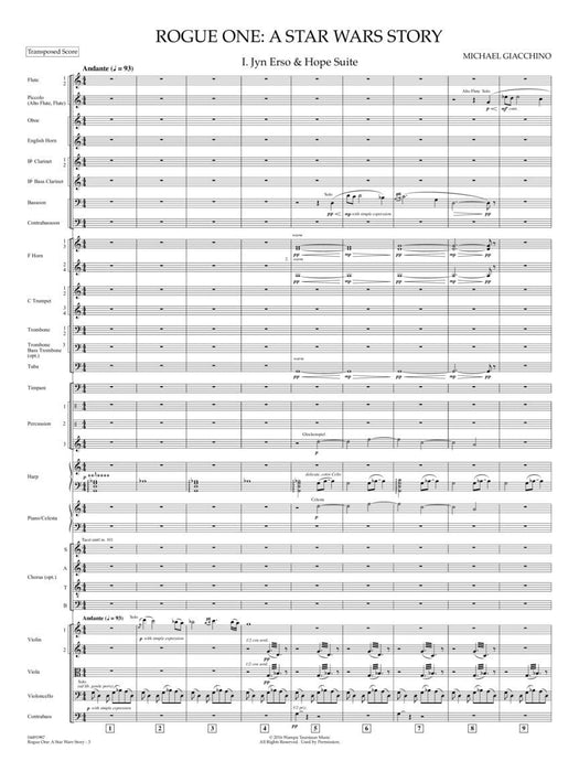 Rogue One: A Star Wars Story Score and Parts | 小雅音樂 Hsiaoya Music