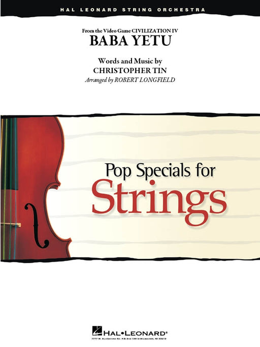 Baba Yetu Pop Specials for Strings - Grade 3-4 管弦樂團 流行音樂 弦樂 套譜 | 小雅音樂 Hsiaoya Music