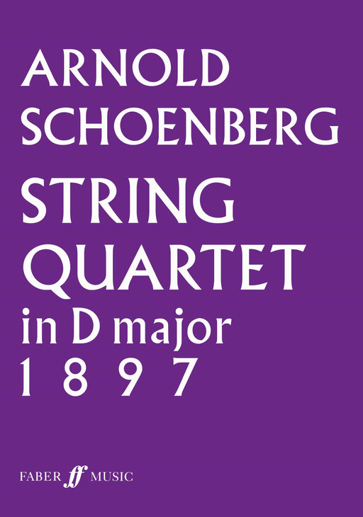 String Quartet In D Major 荀貝格 弦樂四重奏 | 小雅音樂 Hsiaoya Music