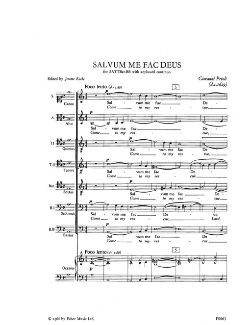 Salvum me fac Deus | 小雅音樂 Hsiaoya Music