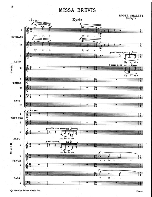 Missa Brevis | 小雅音樂 Hsiaoya Music