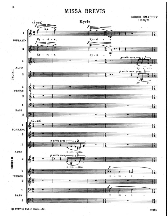 Missa Brevis | 小雅音樂 Hsiaoya Music