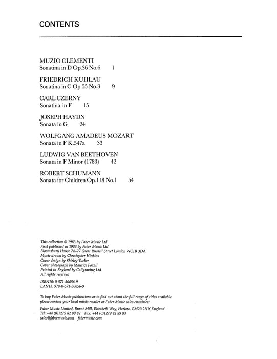 Recital Repertoire Book 2: Sonatas & Sonatinas 奏鳴曲 小奏鳴曲 | 小雅音樂 Hsiaoya Music