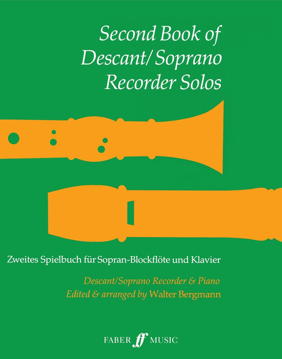 Second Book Of Descant/Soprano Recorder Solos 獨奏 | 小雅音樂 Hsiaoya Music