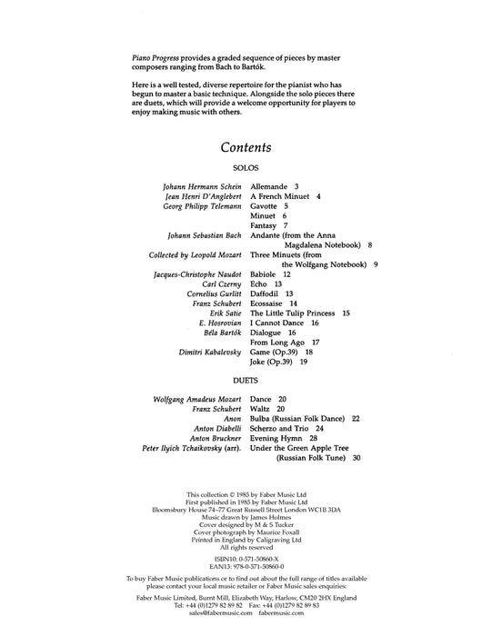 Piano Progress Book 1 鋼琴 | 小雅音樂 Hsiaoya Music