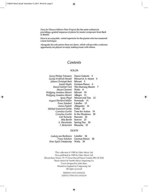 Piano For Pleasure Book 1 鋼琴 | 小雅音樂 Hsiaoya Music