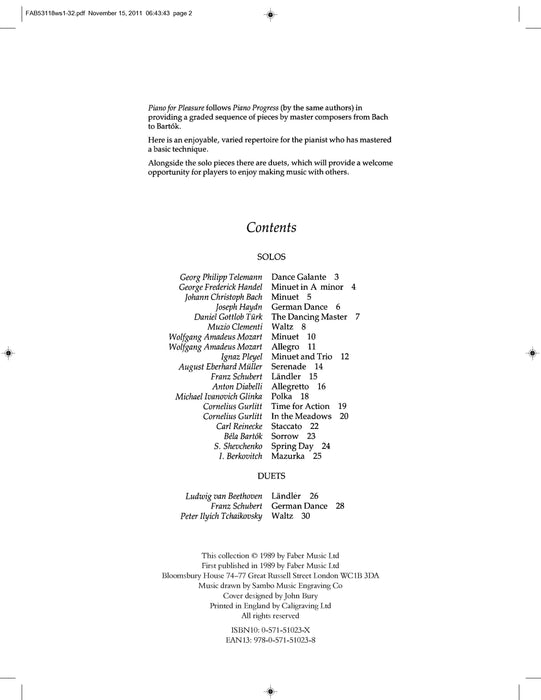 Piano For Pleasure Book 1 鋼琴 | 小雅音樂 Hsiaoya Music