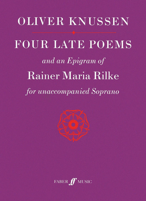 Four Late Poems and an Epigram of Rainer Maria Rilke 詠唱調 | 小雅音樂 Hsiaoya Music