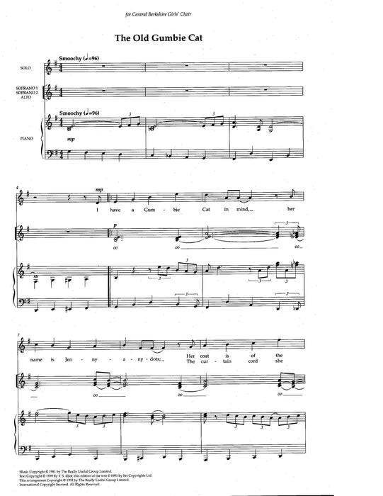 Memory & other choruses from Cats (Upper Voices) 合唱 | 小雅音樂 Hsiaoya Music