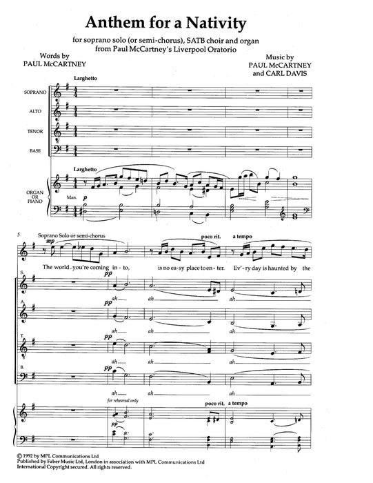 Anthem For A Nativity 頌歌 | 小雅音樂 Hsiaoya Music