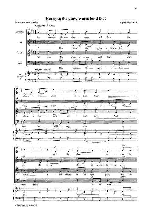 Five Partsongs 霍爾斯特,古斯塔夫 | 小雅音樂 Hsiaoya Music