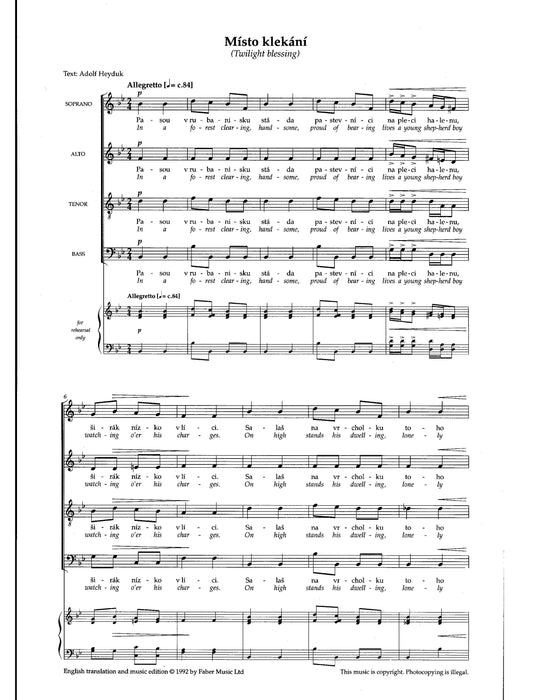 Four Choruses 德弗札克 合唱 | 小雅音樂 Hsiaoya Music