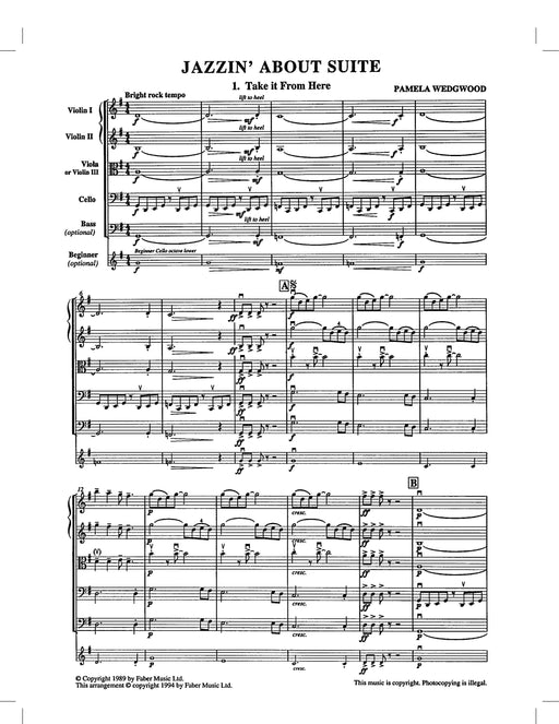 Jazzin' About. Stringsets (score & pts) 弦樂 | 小雅音樂 Hsiaoya Music