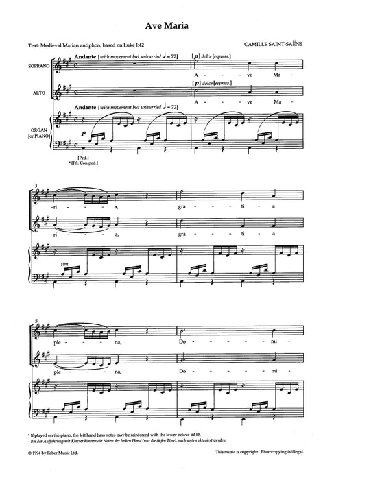 Six Motets for Upper Voices 佛瑞 經文歌 | 小雅音樂 Hsiaoya Music