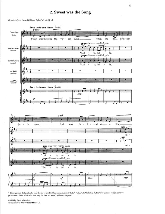 Christ's Nativity 布瑞頓 | 小雅音樂 Hsiaoya Music