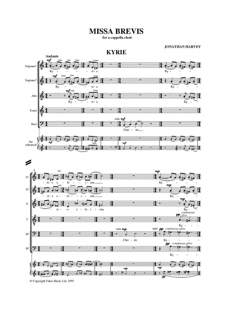 Missa Brevis | 小雅音樂 Hsiaoya Music